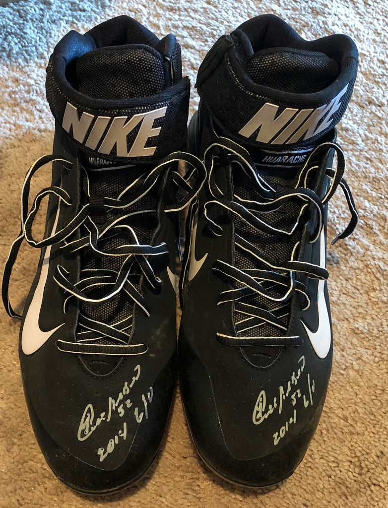 Yoenis Cespedes 2014 Game Used Cleats (pair)