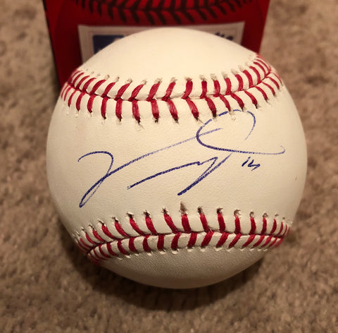 Victor Robles signed OMLB baseball