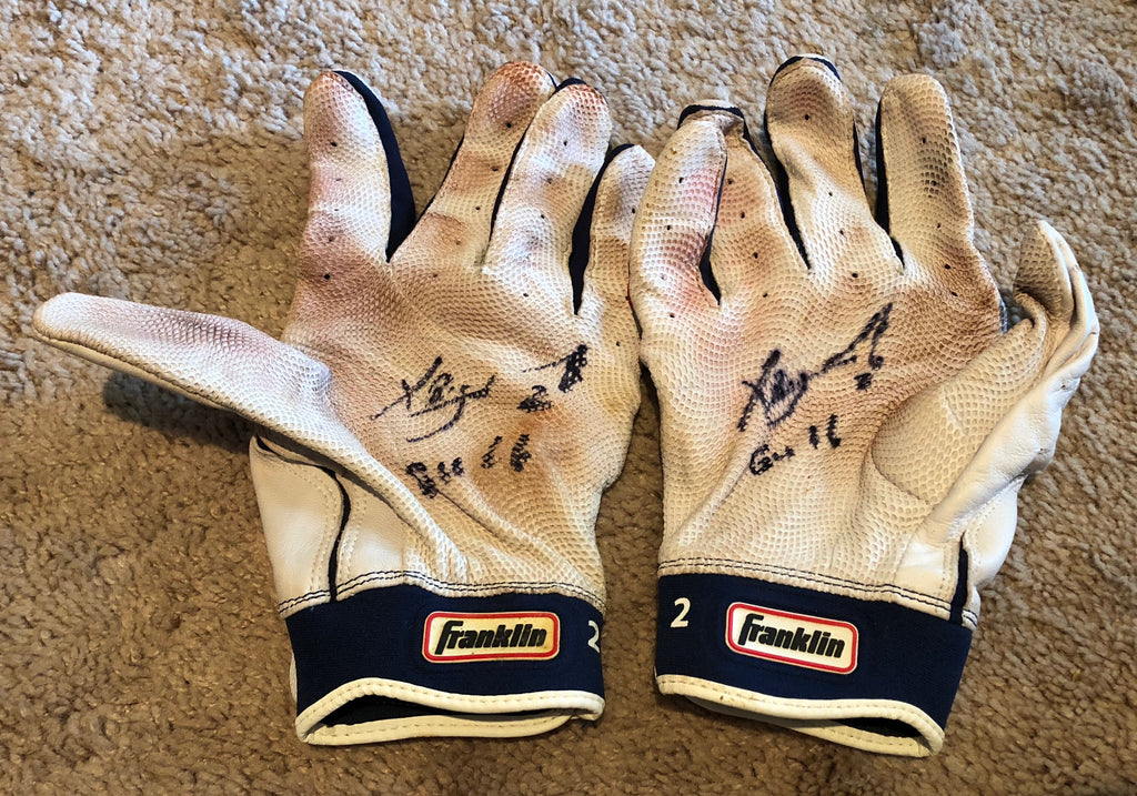 Xander Bogaerts 2016 Game Used Batting Gloves (pair)