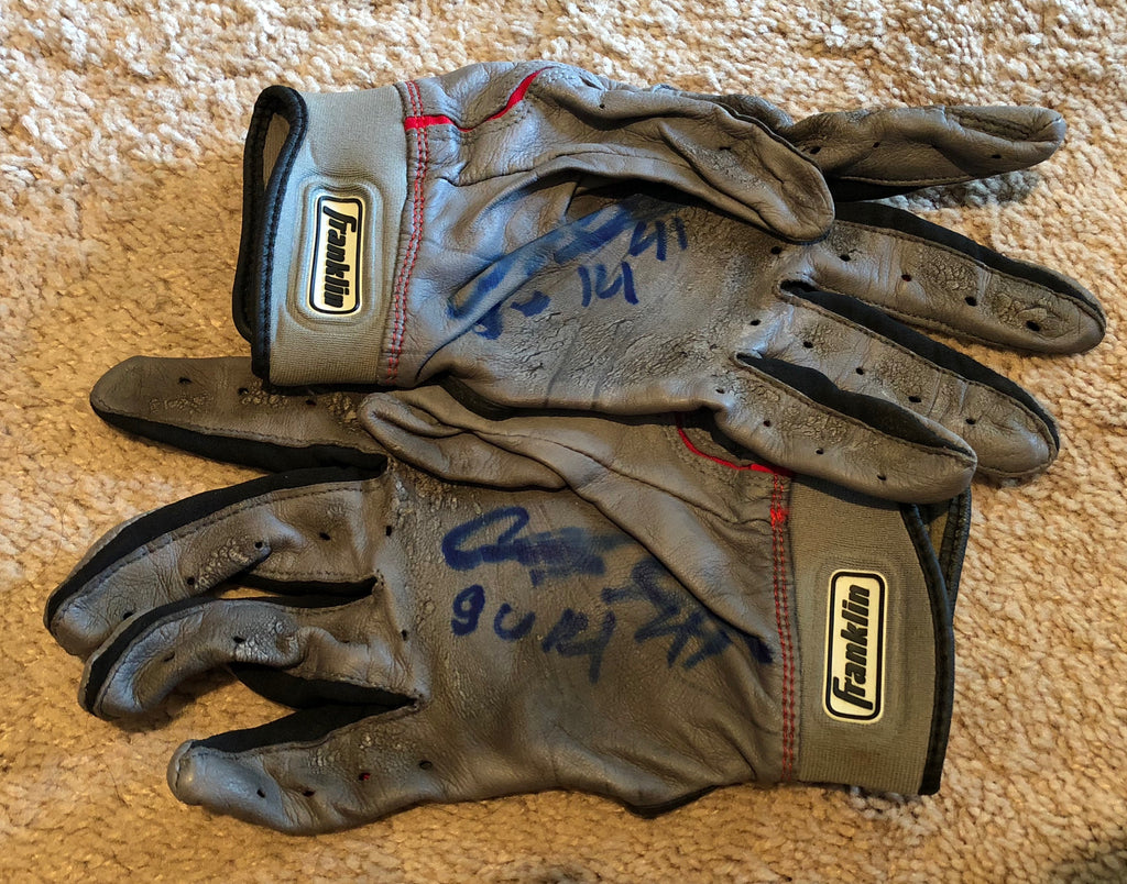 Carlos Santana 2014 Game Used Batting Gloves (pair)