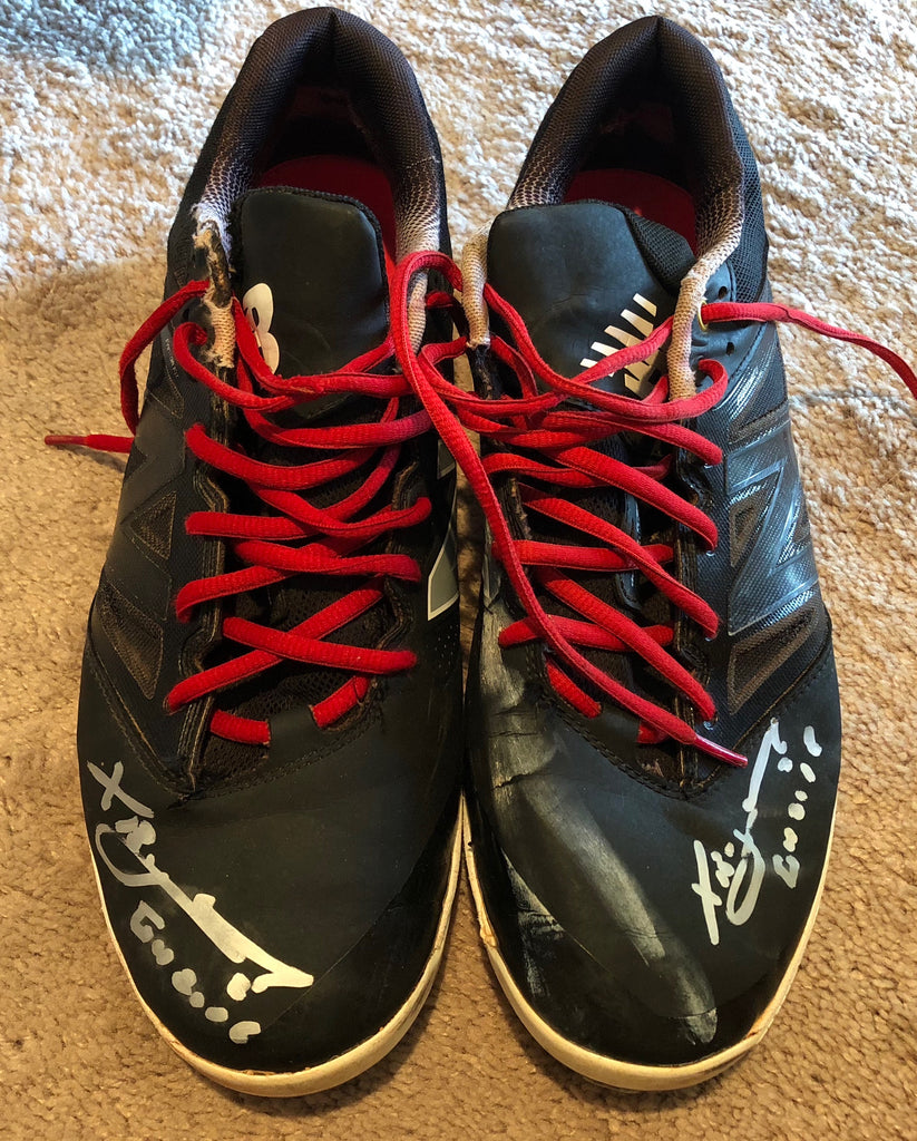 Xander Bogaerts 2015 Game Used Cleats (pair)