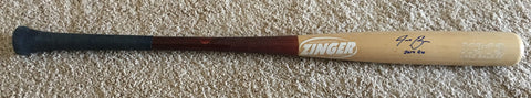 Jake Bauers 2014 Game Used Cracked Bat