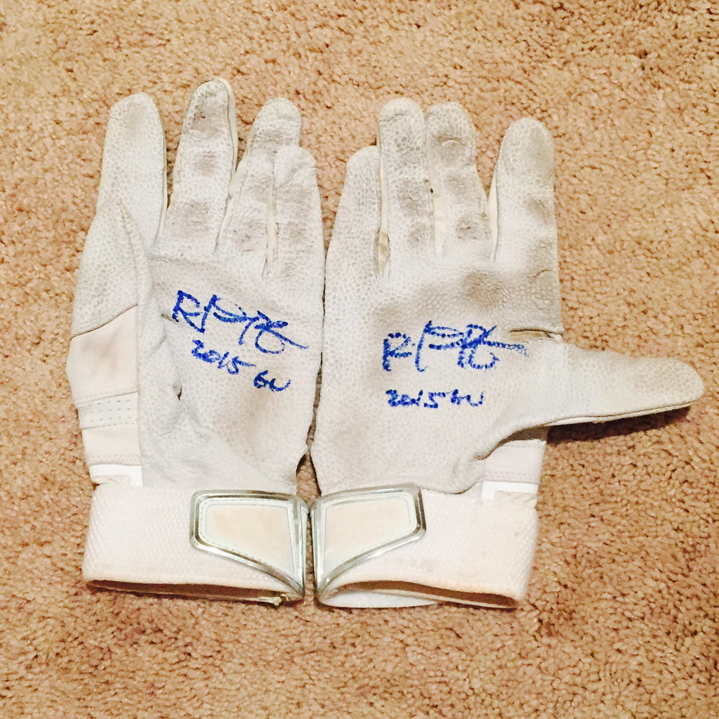 Rob Refsnyder 2015 Game Used Batting Gloves (pair)