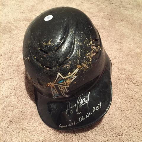 Hanley Ramirez 2012 Game Used Florida Marlins Helmet